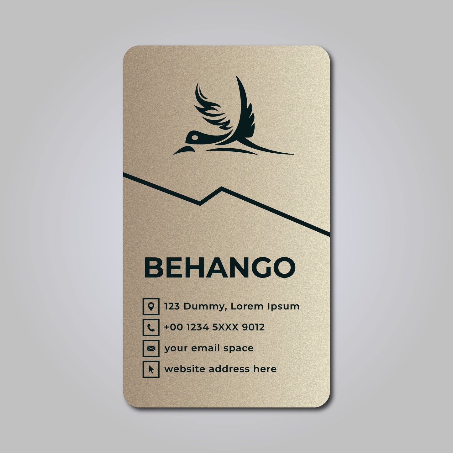 Premium Kraft Business Card