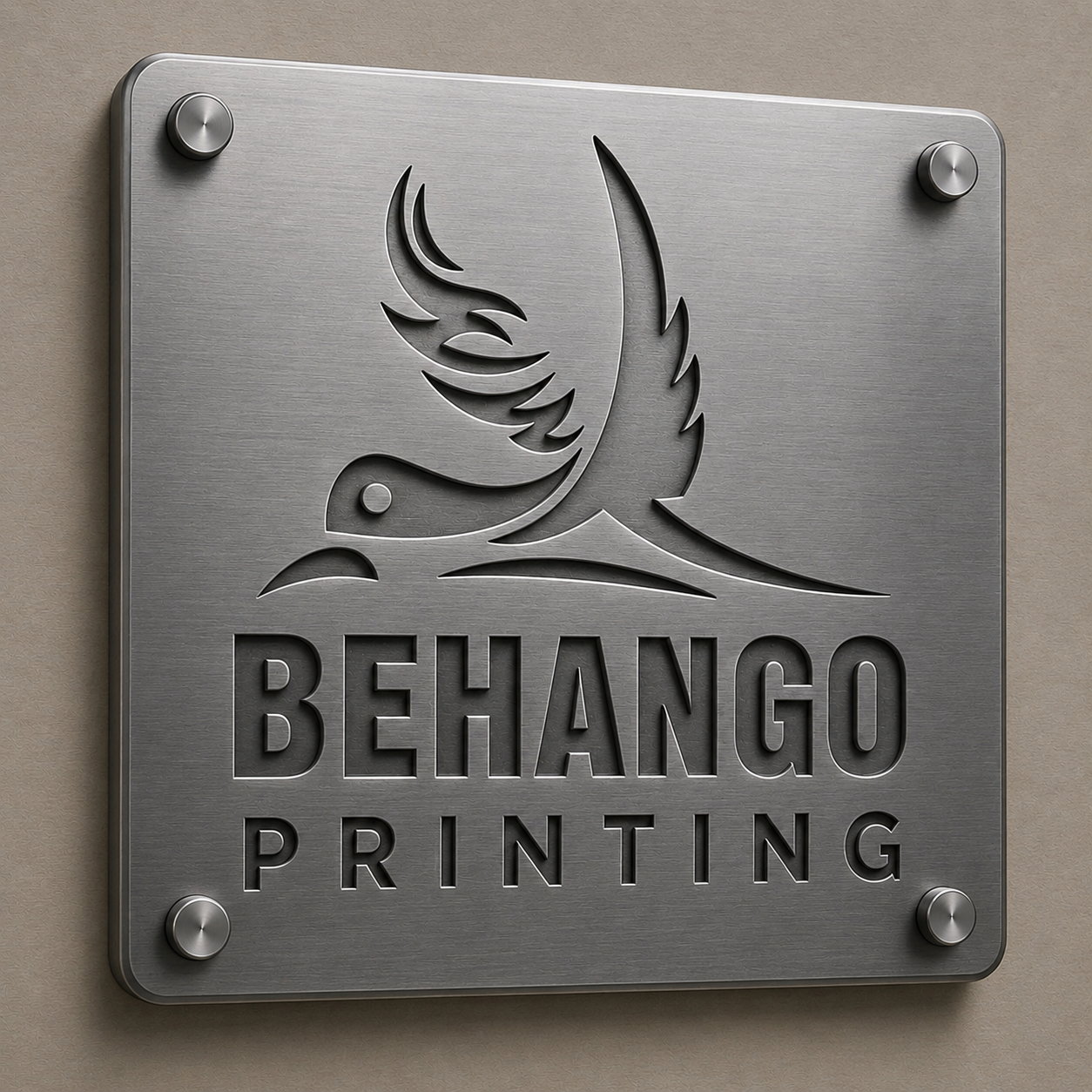 Wall Sign Engraving