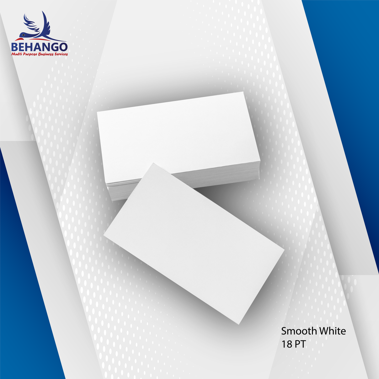 Premium Ultra Smooth White Business Card