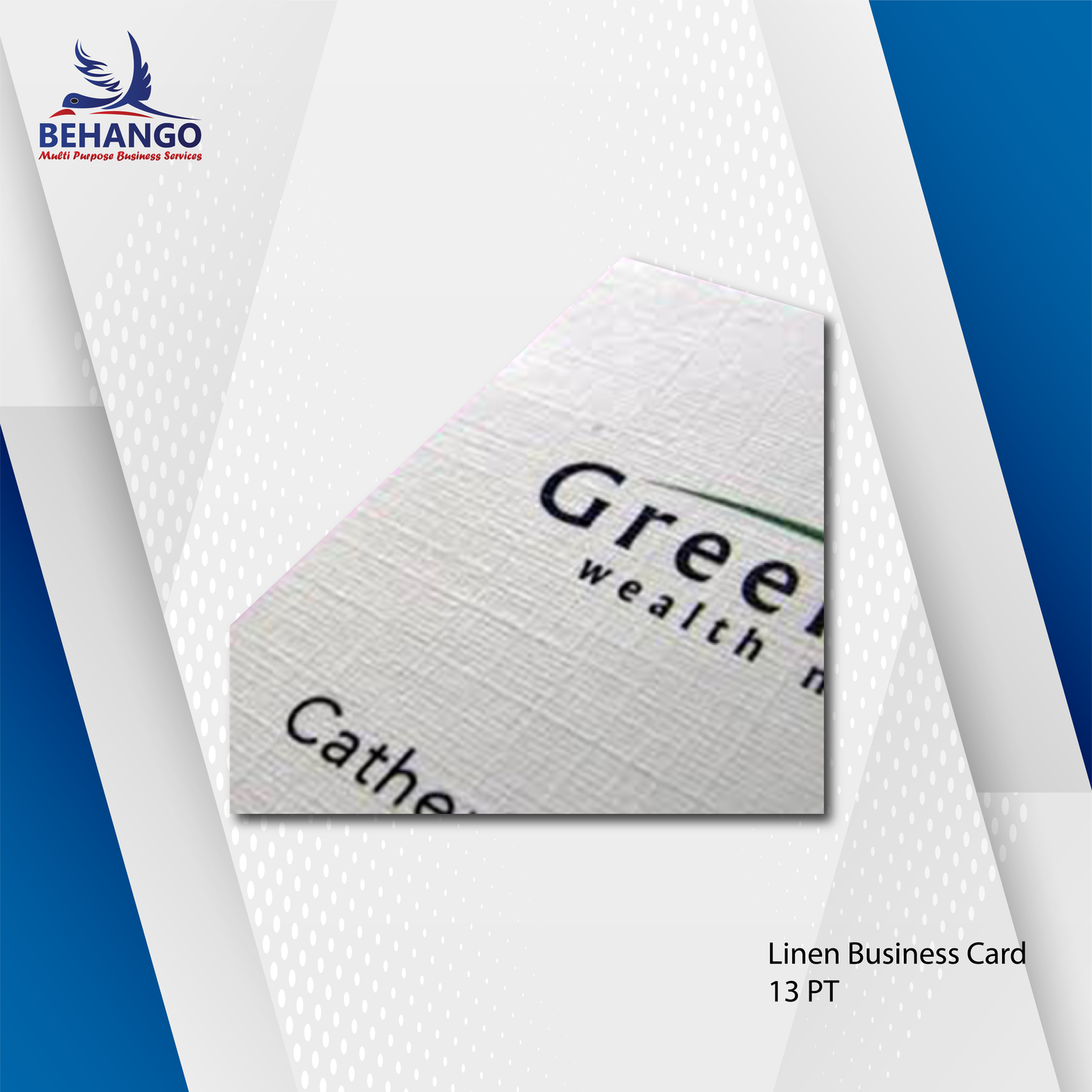 Premium Linen Business Card