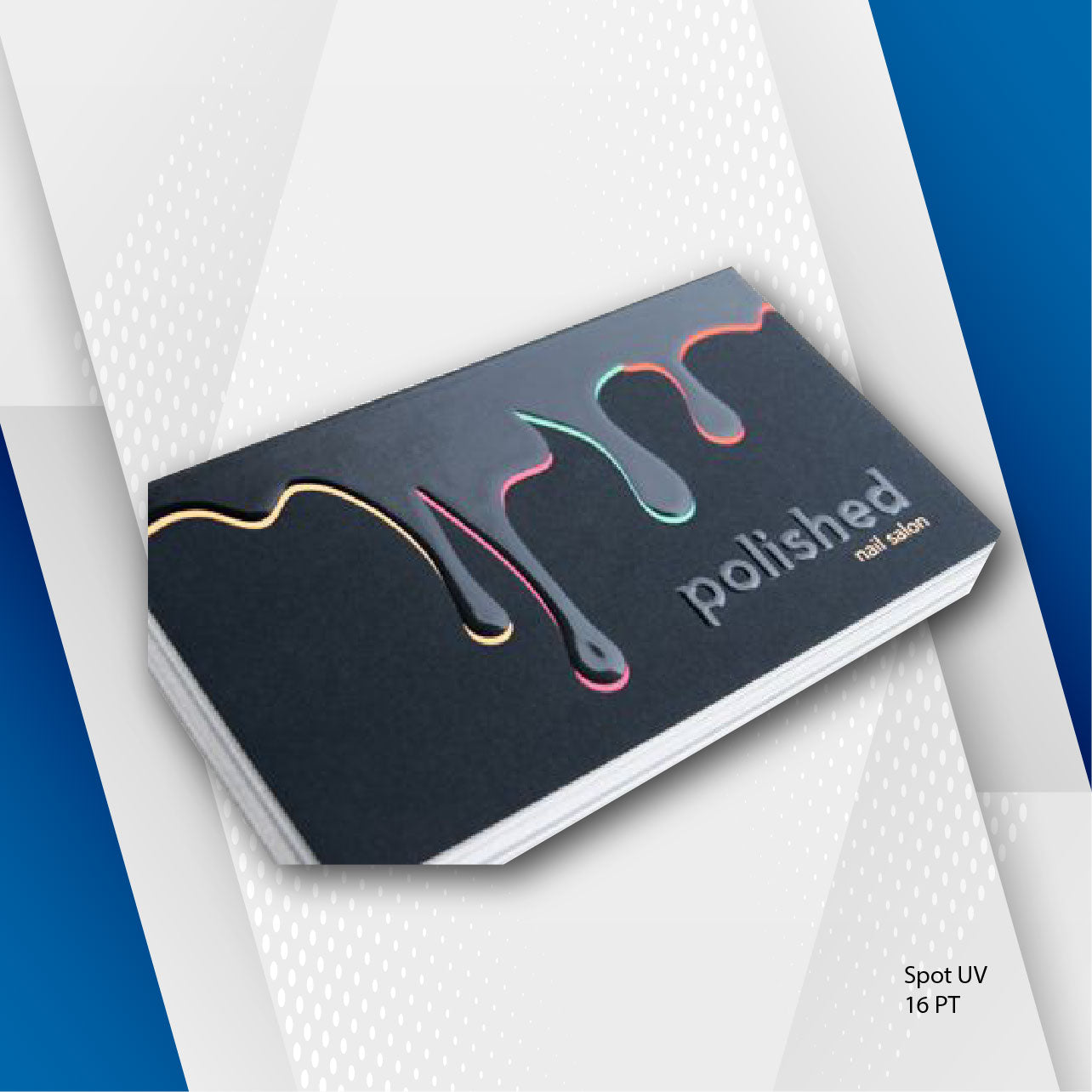 Raised Spot UV Business Card