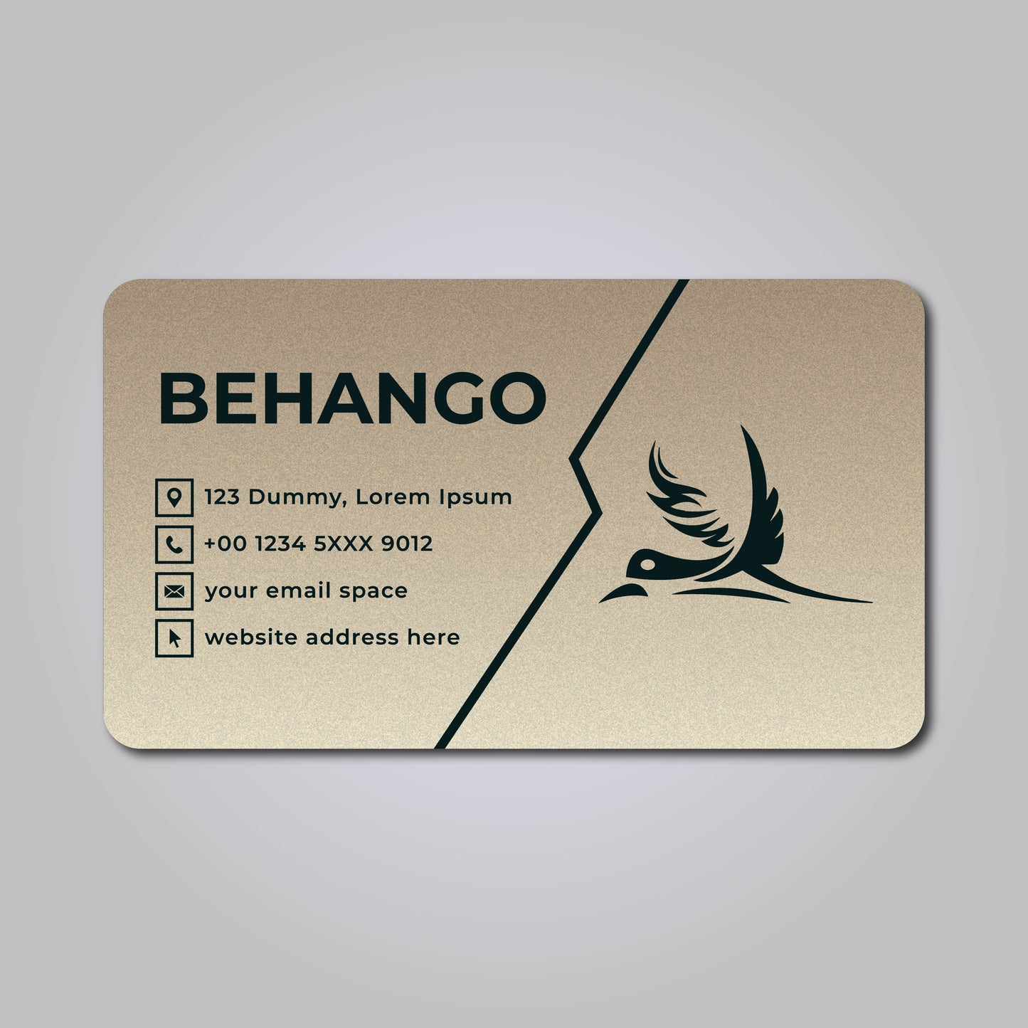 Premium Kraft Business Card