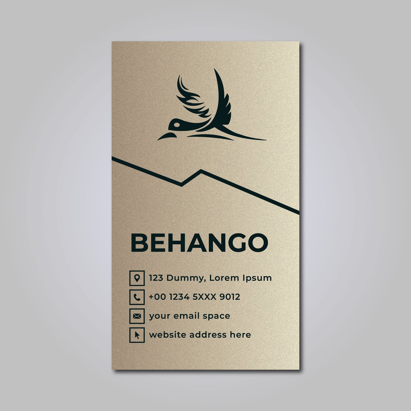 Premium Kraft Business Card