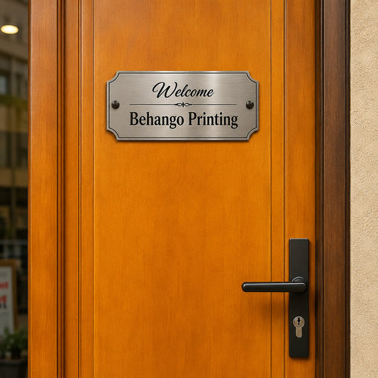 Door Sign Engraving