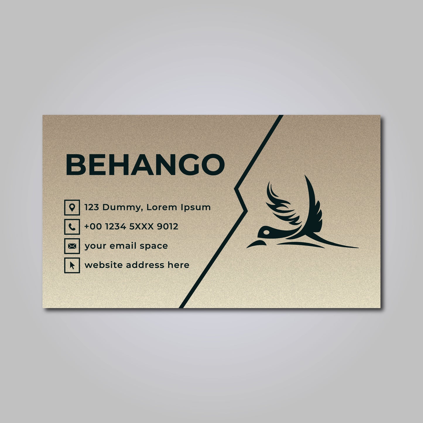Premium Kraft Business Card
