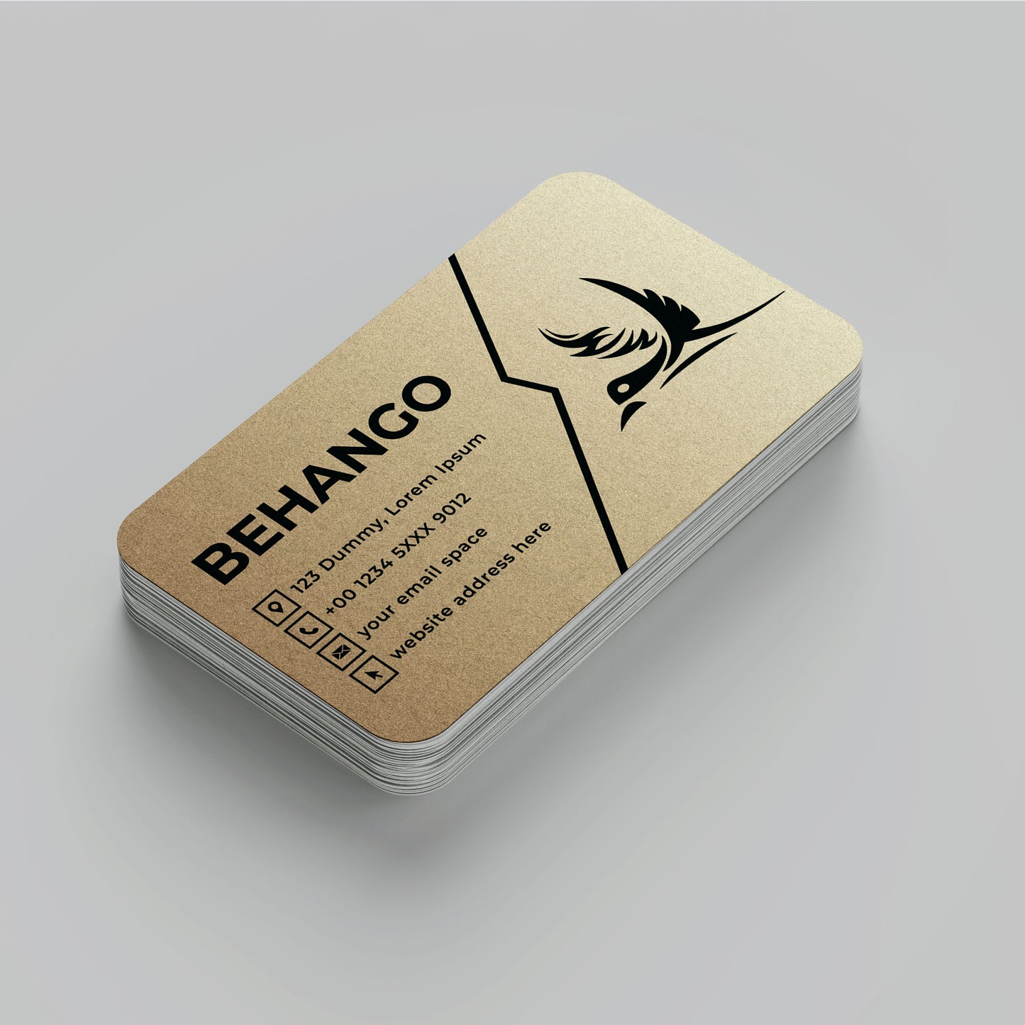 Premium Kraft Business Card