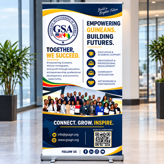 81" × 33.5" Pull-Up Banner