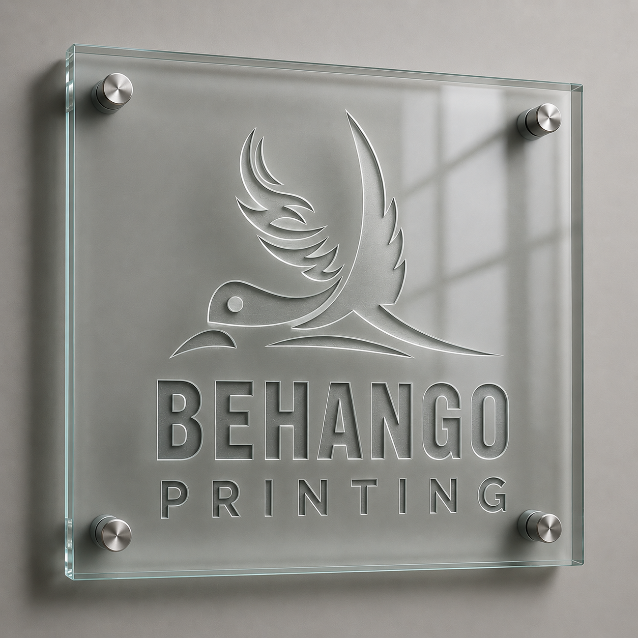 Wall Sign Engraving