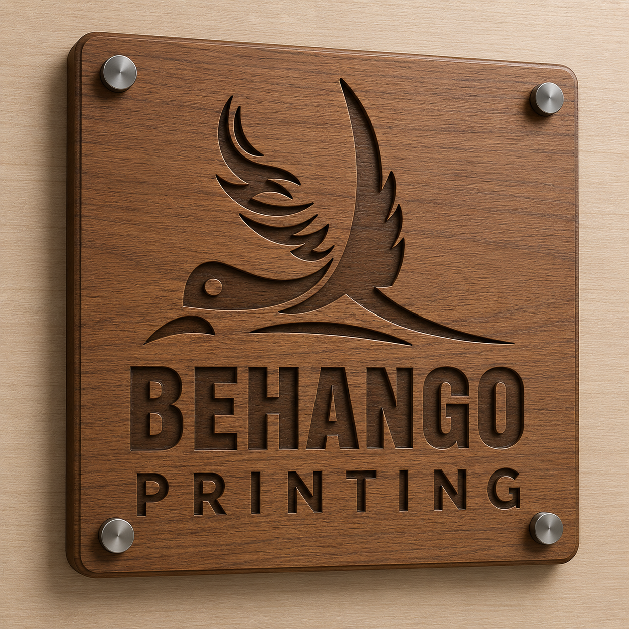 Wall Sign Engraving