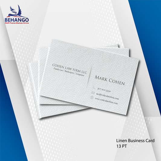 Premium Linen Business Card