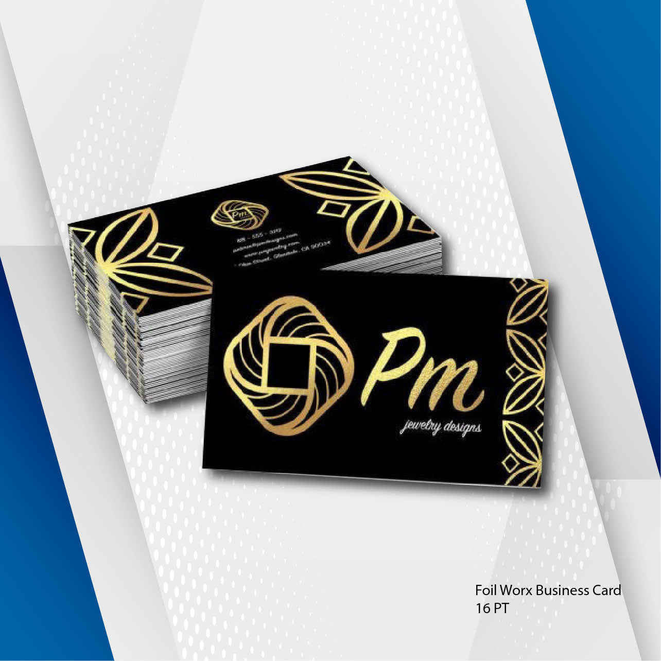 Foil Wrox Business Cards