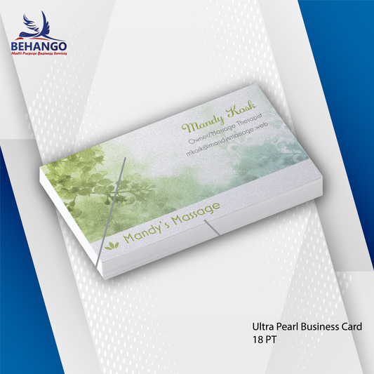 Premium Ultra Pearl Business Card