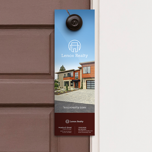 Door Hanger + Rip Business Card