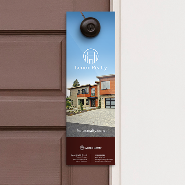 Door Hanger + Rip Business Card